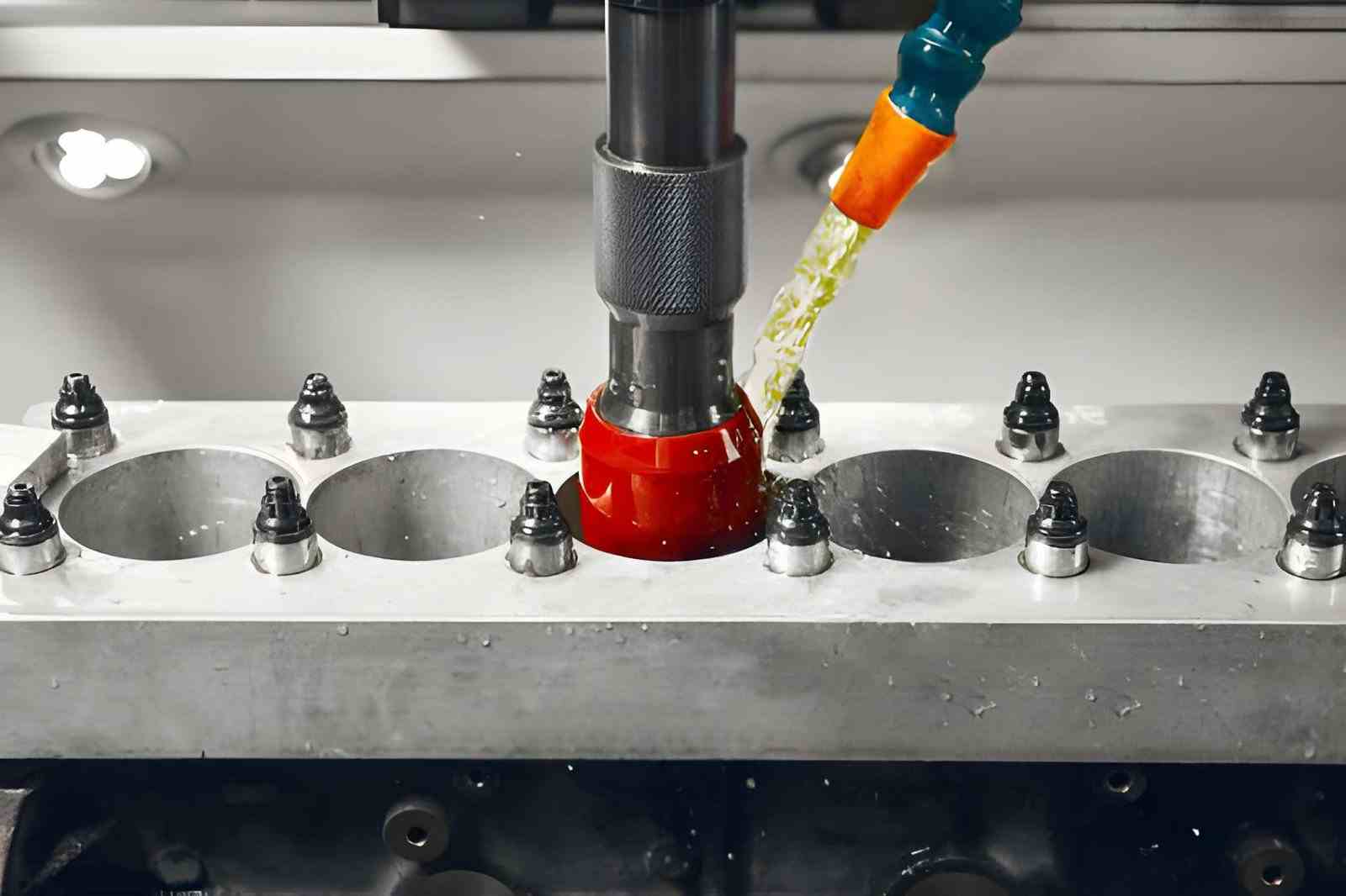 CNC honing engine cylinder walls