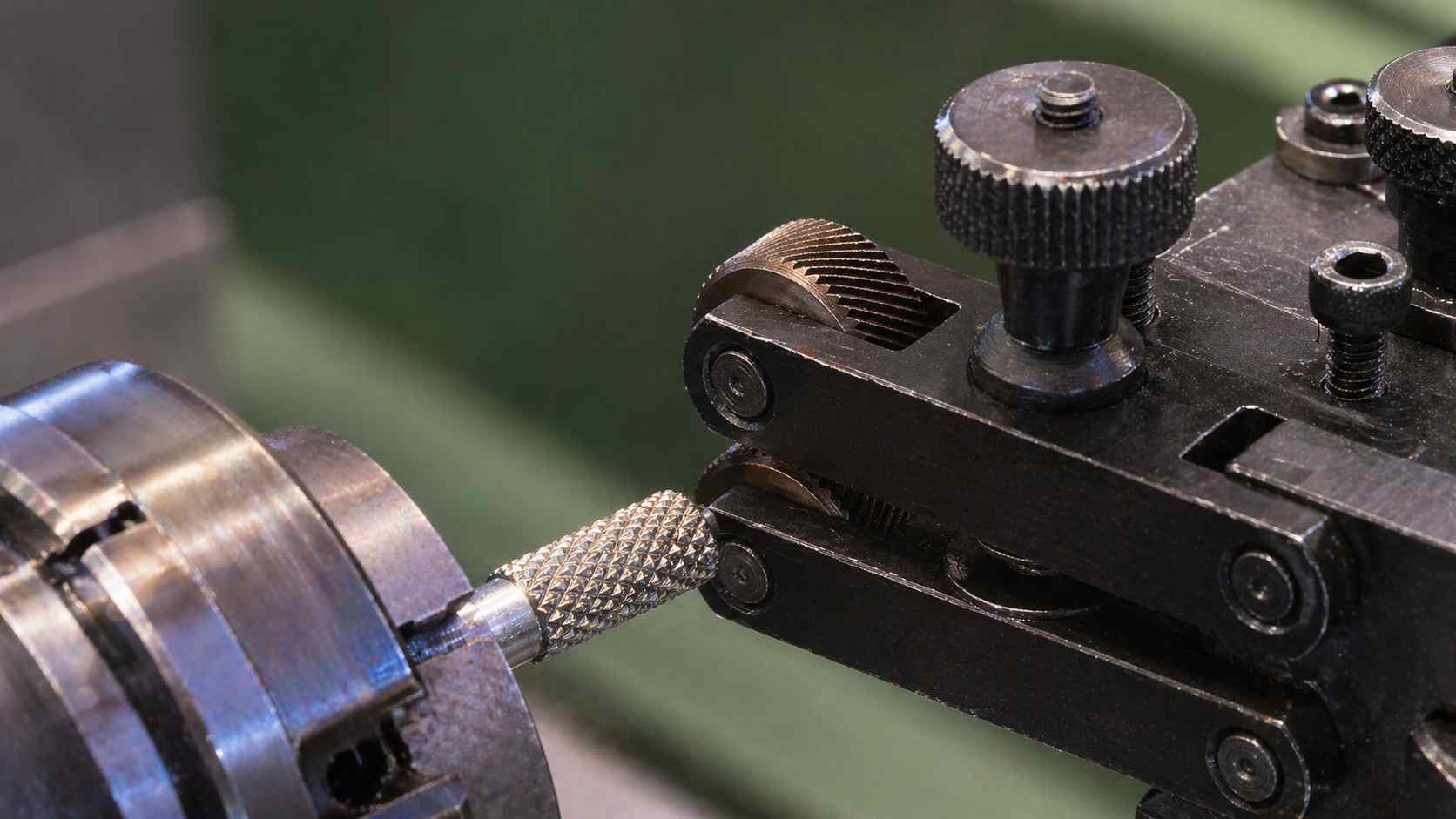CNC knurling process