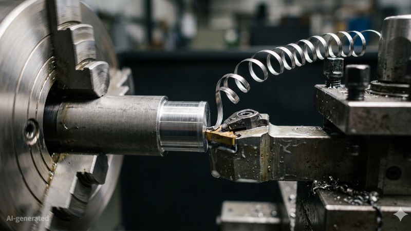 CNC lathe machining soft steel shaft