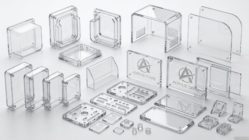 CNC machined plexiglass parts