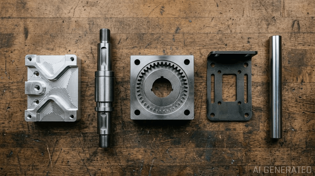 Comparison chart of CNC machine capabilities and application