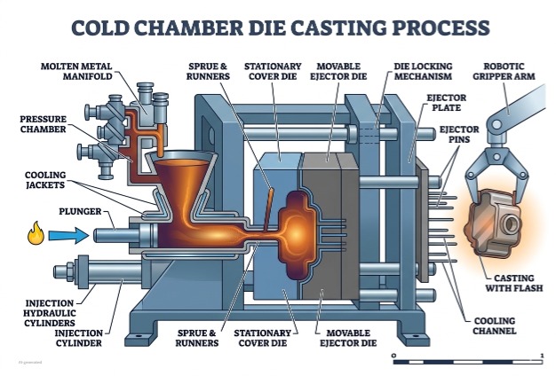 Die casting process