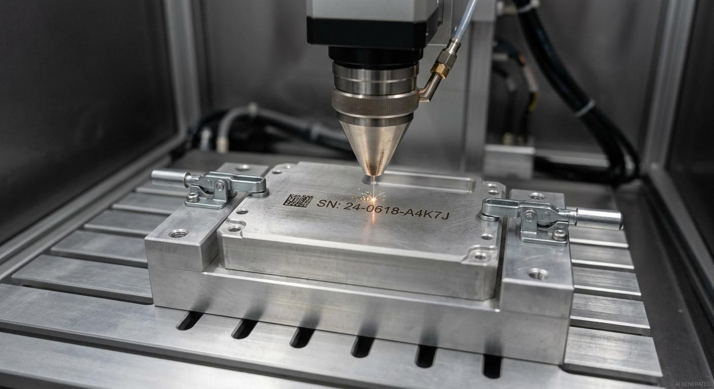 Fiber laser marking system
