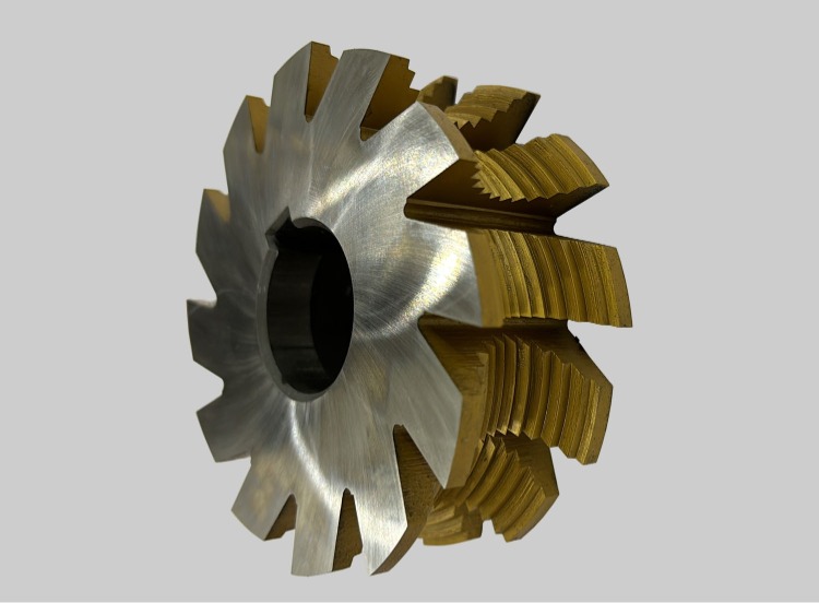 TiN coated HSS form milling cutter