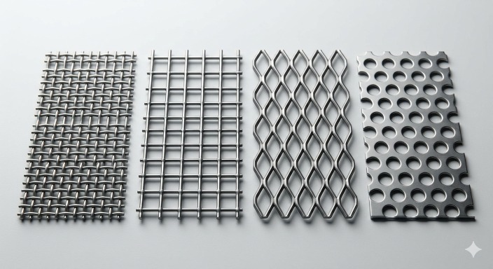 comparison of different types of metal mesh