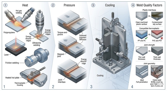 the full thermoplastic welding process