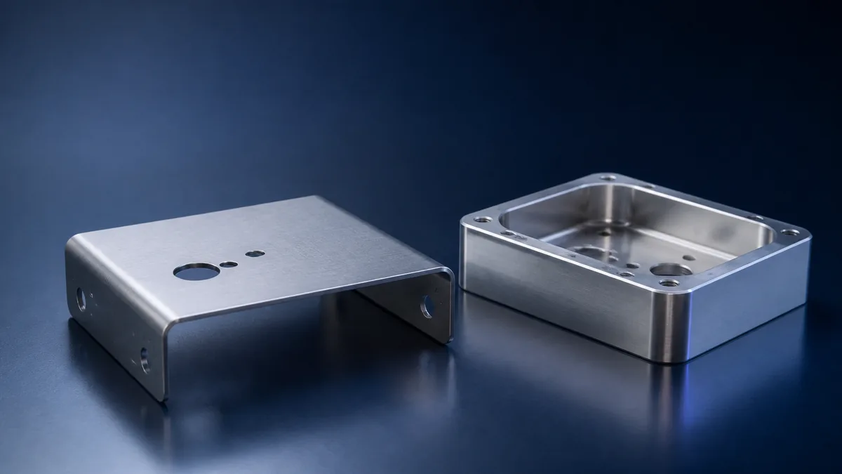sheet metal vs cnc