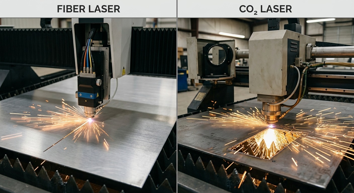 Fiber vs. CO₂ laser cutting systems