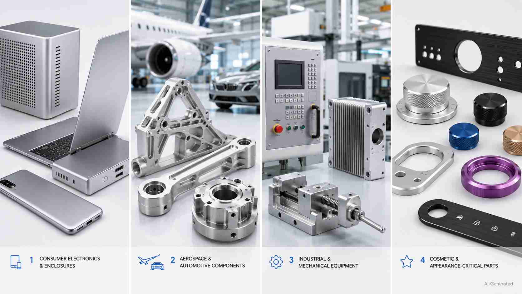 Anodized aluminum uses across industries