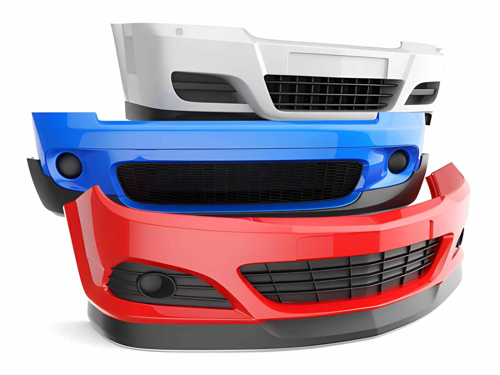Car bumpers   spray painted