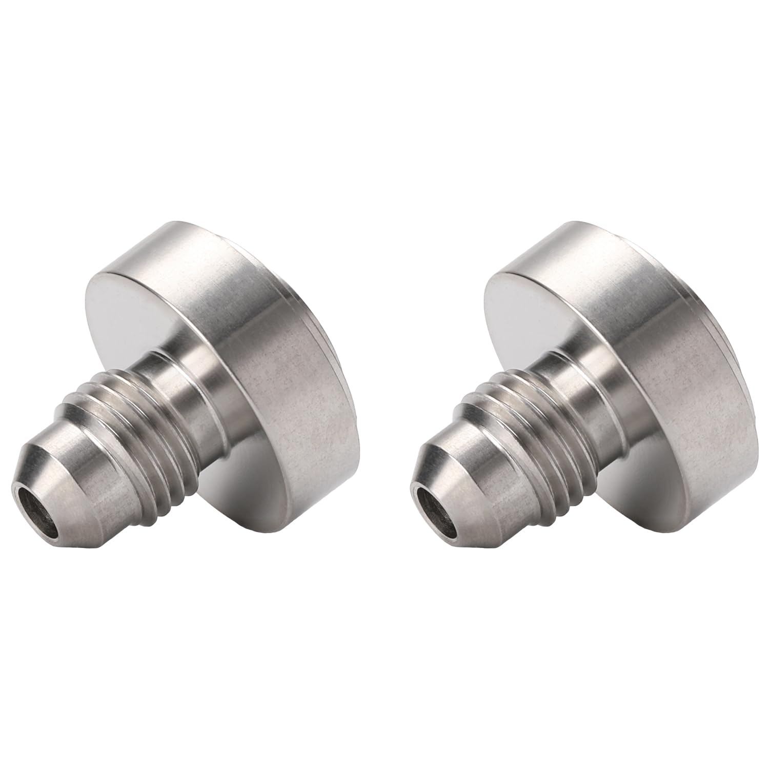 Passivated male stainless steel fittings