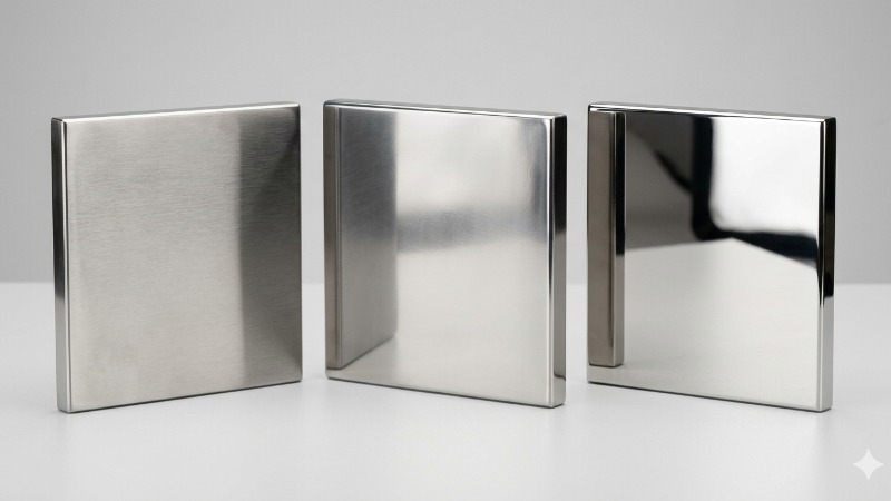 Stainless steel polished finish grades