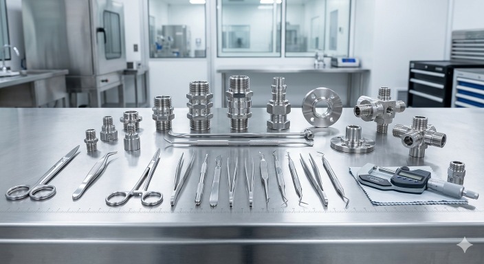 electropolished stainless steel