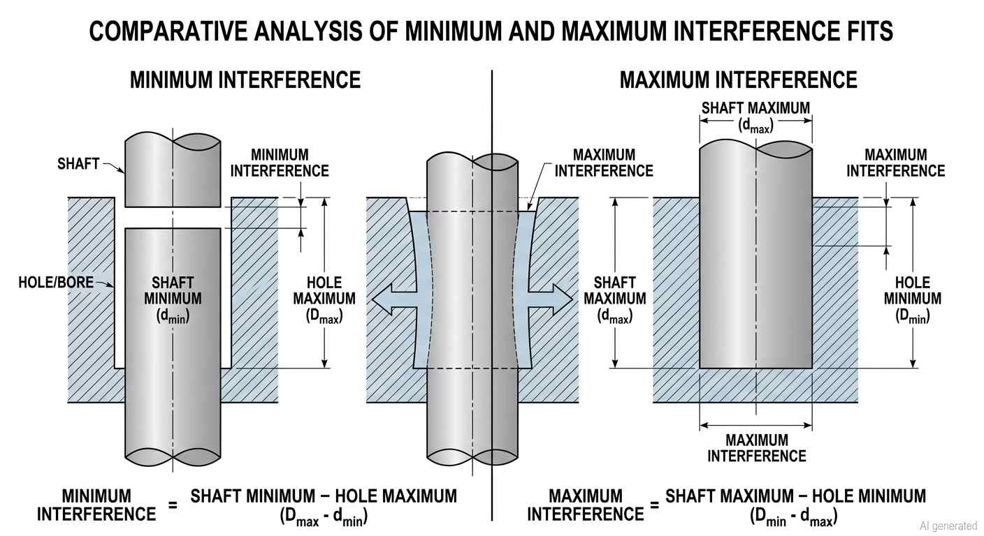 Comparing minimum interference and maximum interference