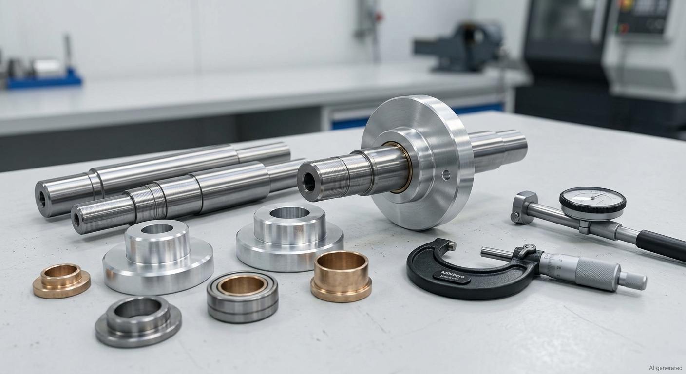 Finished CNC machined press fit components