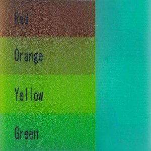 UV Printing  overlapping colors