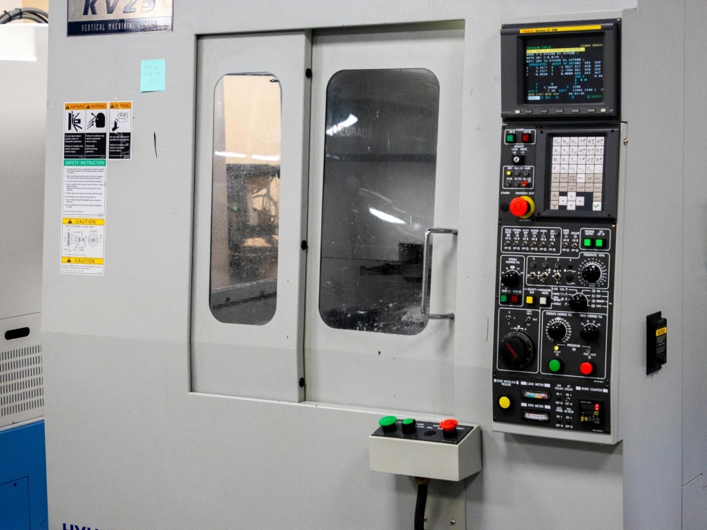 CNC machine in a production workshop