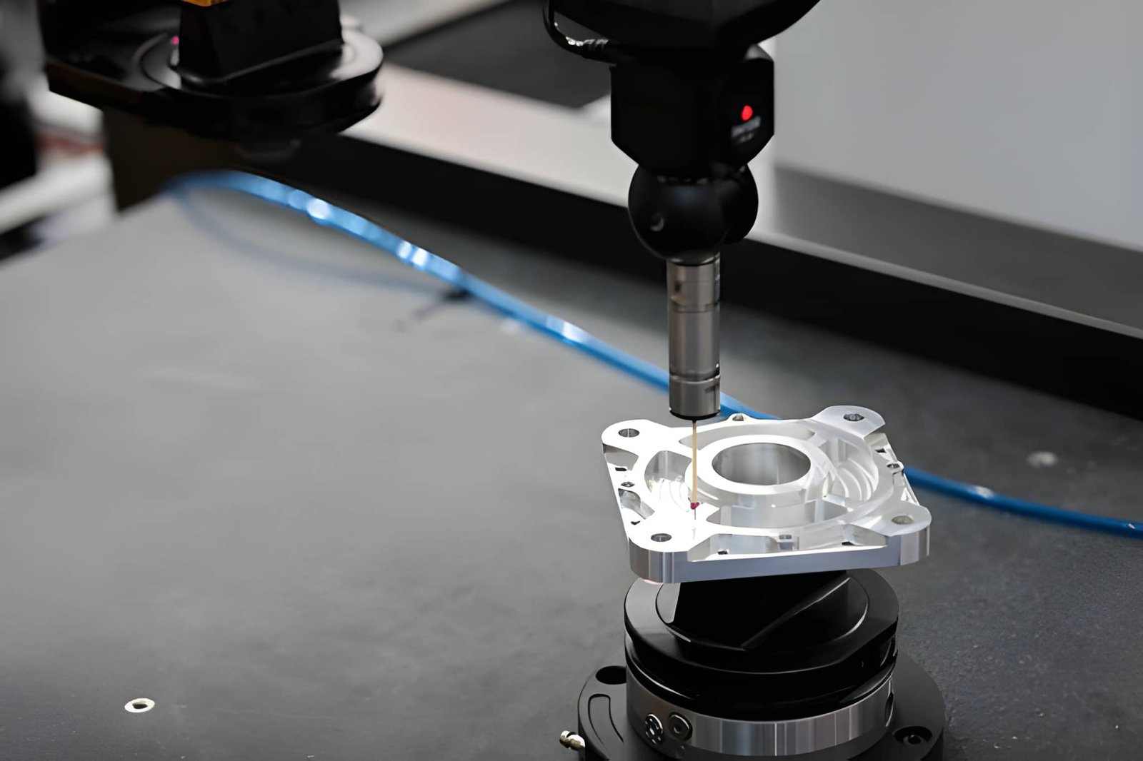 CNC milled steel part