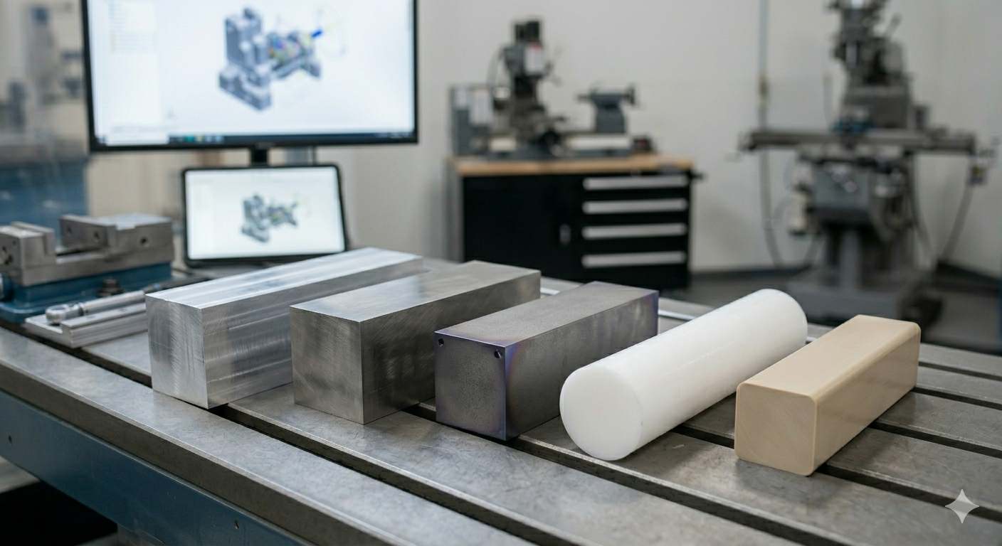 Common CNC machining materials