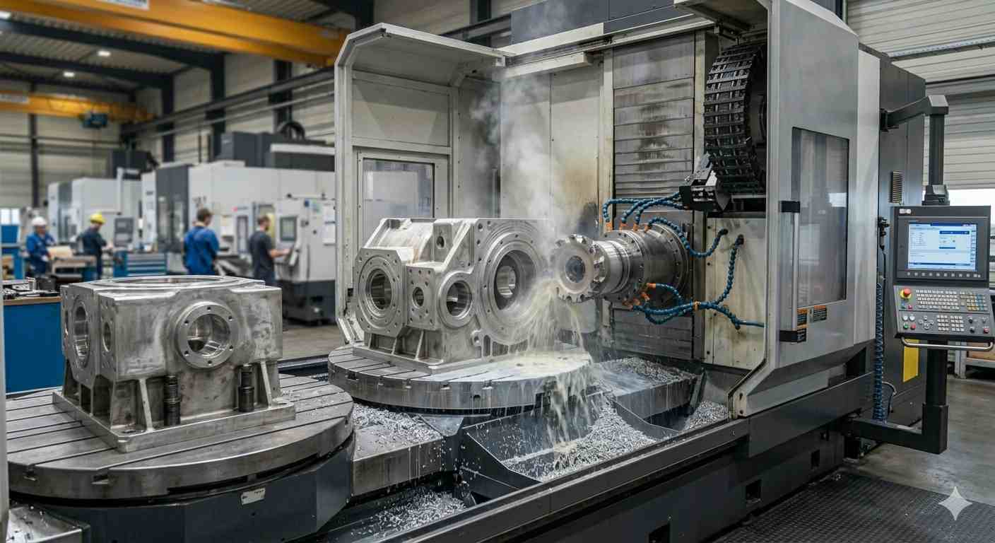 Horizontal machining center