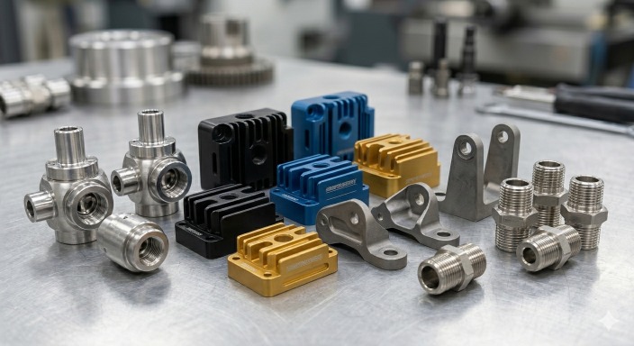CNC machined corrosion resistant materials