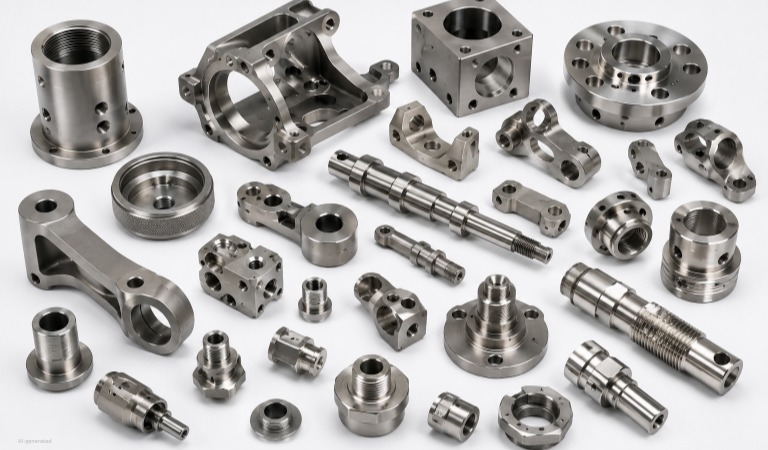 Titanium and stainless steel CNC machining