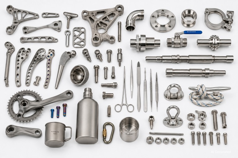 Titanium and stainless steel applications