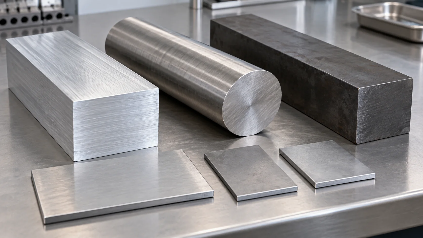 Traditional metal samples