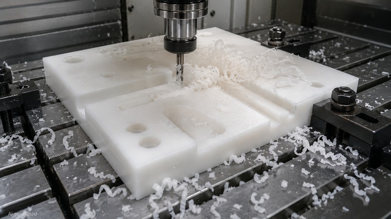 CNC machining HDPE