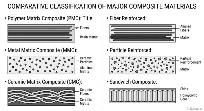 Types of composite material