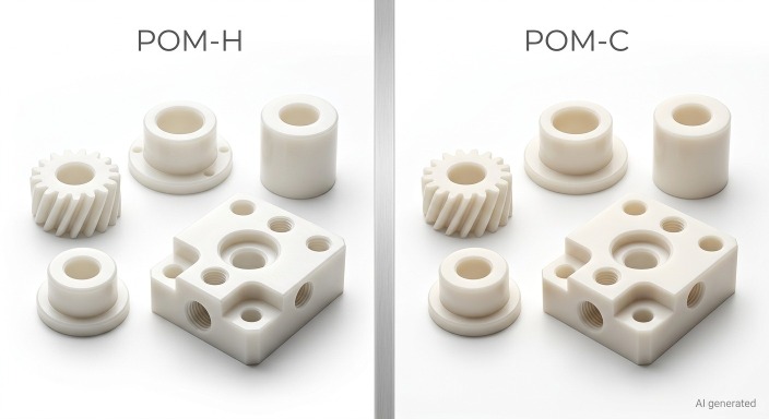 comparing POM H and POM C