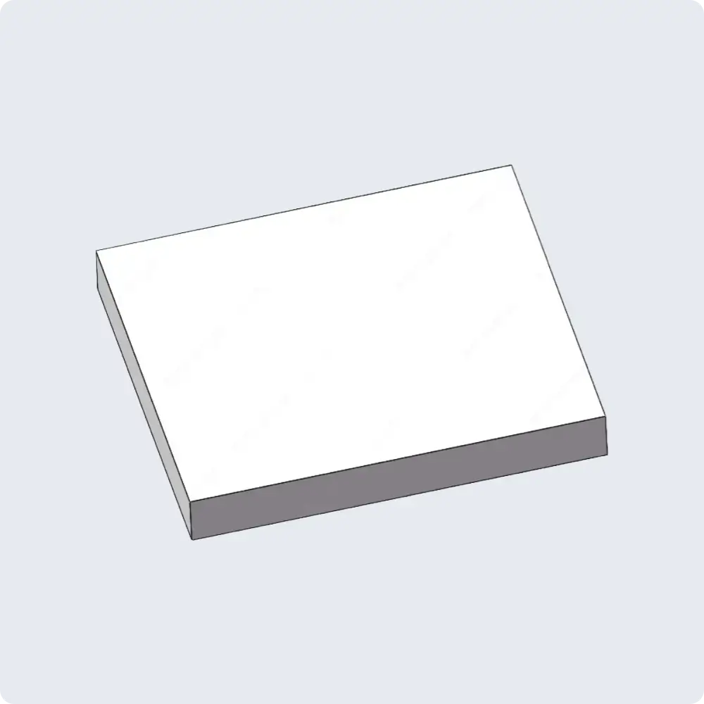ineligible cnc part with blank plates