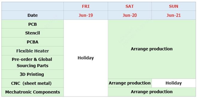 jlccnc factories holiday Schedule 3